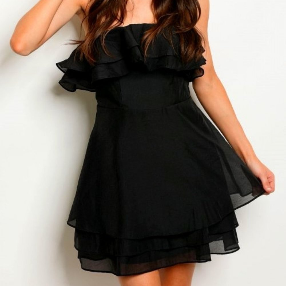 Strapless After5 little Black Dress